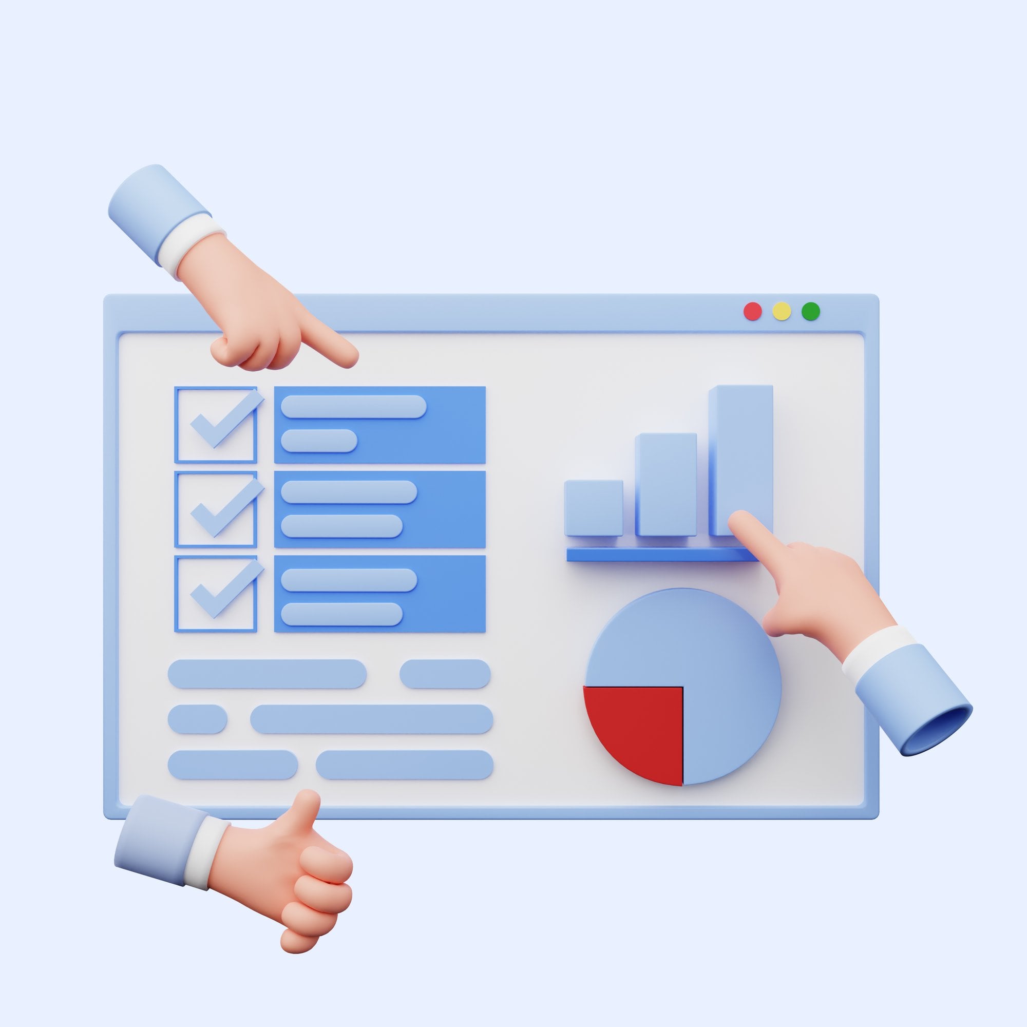 A cartoon hands pointing at a white board

AI-generated content may be incorrect.